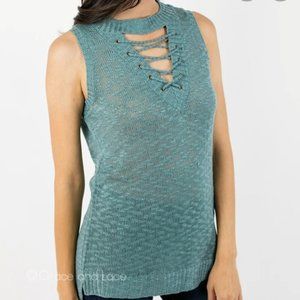 Grace & Lace Knit Choker Top